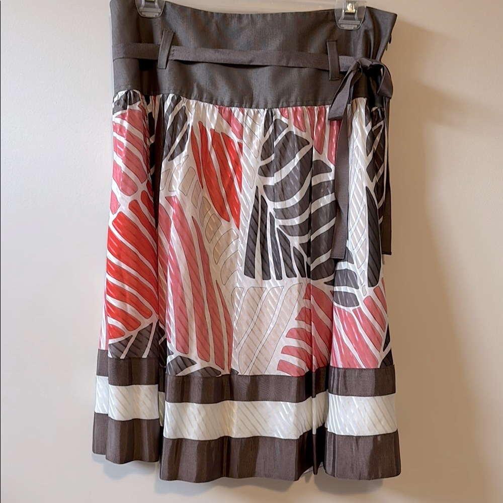 Nygard Stylish Multicolor Silk Skirt